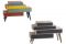 Dialma Brown. Cassettiera (DB004000 e DB004001) realizzata in legno vecchio di pino e disponibile in due versioni: con cassetti neri e cassetti multicolor. Prezzo al pubblico per entrambe : € 2.970.