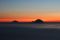 Isole Eolie. Isola di Alicudi al tramonto (foto Regione Sicilia)
