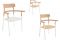 Alias. Sedie Twig1 Comfort, progettate dallo Studio Nendo, guidato dal designer giapponese Oki Sato. Twig, ha gambe inclinate in alluminio con cinque varianti di sedute: in legno massello di frassino o materiale plastico.
