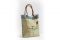 Borsa Dialma Brown, realizzata in tessuto con finiture in pelle (cm H43xL43xP2)