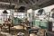 Marchi Group. Cucina Loft. Realizzata in noce americano. Le maniglie in metallo laccato, sono progettate e realizzate in esclusiva. I piani top sono disponibili in ciotoli, in marmo o in cemento.
