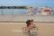 La Pista Ciclabile del Parco Costiero del Ponente Ligure è lunga complessivamente 24 chilometri.  La pista, da Imperia a Ospedaletti, nasce sul tracciato costiero della vecchia ferrovia, linea Genova-Ventimiglia, dismessa nel 2001 e spostata a monte. Foto Archivio Agenzia Regionale “In Liguria”.