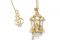 Iconoclass. Collezione Giostra. Collana Game in argento dorato 925 con diamante.