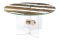 VG Newtrend. Tavolo Venezia. Collezione Grass and Wood. (Misure: Ø 140 x h 73 cm)