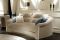 Softhouse Divano Madame: due posti in velluto di cotone e lana in una tenue nuance avorio. Lo schienale e la seduta sono costituiti da tre ampi e comodi cuscini. Dimensioni: cm 220x110xh.712