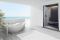 Starpool. SoulCollection. SoulSteam. Design Cristiano Mino. Bagno di vapore e cascata d’acqua. Il rivestimento in ceramica, dal particolare effetto velluto, nei colori caldi dell’avorio (nell’immagine) e dell’antracite, rimanda un ambiente caldo e accogliente. Disponibile: Grey Matt (ceramica grigio antracite) e White Matt (ceramica bianco avorio per il rivestimento di panche e pareti).