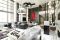 Penthouse a Ashrafieh, progettata dall’architetto Fouad Naayem e il suo studio FNA&Partners. Il marmo delle pareti, modello Tratto della collezione Le Pietre Incise, della Lithos Design Primes è realizzato nel prezioso Bianco Lasa, non a catalogo. Marmo bianco con venature di color giallo oro, molto elegante (foto Ima del Khoury).
