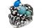 Giovanni Raspini. Primavera Estate 2017. Nella foto, l’anello della Collezione Oceano. Agata blu, angelite e amazzonite. La collezione è composta da: collana e pendente, due bracciali, due anelli e due orecchini.