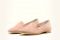 Michele Lopriore. Collezione Spring/Summer 2017. Slip-on in camoscio color pepe. Tonalità disponibili: camoscio, cuoio, nero, blu, nuvola e avio, nappa cuoio e nera, laminato platino.