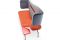 Adrenalina. La collezione Trafic, design Giovanni Tommaso Garattoni, è proposta nelle versioni poltrona, divano (nell'immagine) e divano vis à vis. È una collezione ispirata all'individualità a chi è in cerca di un riparo e si nasconde dietro a forme contemporanee.