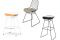 Alias. La collezione di sedute Kobi collection, disegnata da Patrick Nourget, si allarga con l’introduzione di due nuovi modelli: kobi sledge con scocca composta da seduta e schienale e lo sgabello kobi stool, disponibile in due altezze con scocca seduta. Tutta la collezione s’ispira alla tradizione delle sedie in filo di ferro, con seduta ad intrecci in tondino d’acciaio saldato fissati alla struttura a slitta. Completano i cuscini modellati alla seduta. Nell'immagine la kobi sledge, la kobi high stool e la kobi medium stool.