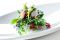 Rosa Alpina Relais&Châteaux. Ristorante St. Hubertus. Chef Norbert Niederkofler. Insalata alle erbe del Maso Aspinger con sedano rapa cotto al sale (©Daniel Töchterle)