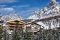 Rosa Alpina Relais & Châteaux. Esterno della struttura nella stagione invernale. (©Daniel Töchterle)