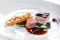 Rosa Alpina Relais&Châteaux. Ristorante St. Hubertus. Chef Norbert Niederkofler. Agnello della Val di Vizze, ortiInsalata alle erbe del Maso Aspinger con sedano rapa cotto al sale (©Daniel Töchterle)