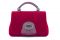 Fratelli Rossetti. Hand bag in velluto con chiusura gioiello in cristalli Swarovski applicata su una doppia frangia.