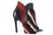Vladimiro Gioia. Stivaletto con punta aperta in pelle e camoscio con dettagli in pelliccia. Fall/Winter 2017-2018. Collezione Autunno/Inverno 2017-2018.
