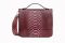Curly Bag. Borse siamesi accoppiate in pelle effetto pitone con manico rigido. Fall/Winter 2017-2018. Collezione Autunno/Inverno 2017-2018.