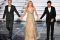 Festival di Sanremo 2018. Claudio Baglioni, Michelle Hunziker e Pierfrancesco Favino sul palco dell’Ariston.