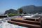 Isola di Capri. Capri Tiberio Palace. La nuova Bellevue Suite dal tocco  Anni '50, rievoca il glamour delle dive di Hollywood. Nell'immagine la splash pool riscaldata.