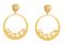 Milano Bijoux. Orecchini pendenti in ottone con scritta “Queen”. Collezione Primavera/Estate 2018. Spring/Summer Collection 2018.