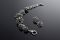 Giovanni Raspini. Collezione The Queen si declina in tre collane, due bracciali, un orecchino e un anello. I pezzi sono realizzati in fusione di argento con finitura brunita. Creazioni riconoscibili e importanti. Collezione Primavera Estate 2018.