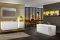 Villeroy & Boch. Finion è stata disegnata da Patrick Frey ispirandosi ai concetti di lusso ed eleganza, per creare un’oasi di relax e benessere. La combinazione di wc e bidet, grazie al fissaggio nascosto ed invisibile con SupraFix, si integra in maniera discreta nell’ambiente; il wc è dotato di tecnologia DirectFlush e sedile di soli 40 mm con chiusura SoftClosing, rimuovibile facilmente grazie al QuickRelease, per una pulizia più veloce. La linea è composta da una serie di mobili modulari: i bordi con dettagli sfaccettati, la gamma di colori emozionali e un’illuminazione scenografica permettono la creazione di un bagno completamente tailor-made; mentre gli optional come la stazione di ricarica per smartphone, il sistema audio Bluetooth, la funzione anti-appannamento e il telecomando per regolare singolarmente gli elementi luminosi rendono il bagno un luogo di benessere unico e perfetto.