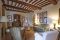 Castello di Fighine. Una vista dell’interno della “Casa Rossa” ristrutturata dall' interior designer Federico Forquet. Foto: Marco Scarpa