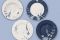 Villeroy & Boch. Decoro blu su fondo bianco e viceversa per la collezione “Vieux Luxembourg Brindille”.