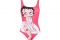 Moschino su Farfetech.com. Giocoso e provocante, questo pezzo unico easy-cool è presentato per la collezione primavera estate 2018 in rosa vivace e punteggiato da una giocosa e seducente stampa 