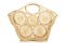 Mar Y Sol su Bloomingdales.com. Ispirata alla lavorazione all’uncinetto, questo modello in paglia ha doppi manici rigidi ed è completamente aperta.