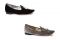 Chichi Meroni per L’Arabesque. Slipper “Alibaba” nei colori nero e grigio con pendente a goccia in perle e strass.