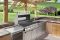 Steel cucine. La collezione “Giardino” ha come caratteristica principale la modularità e la possibilità di personalizzazione. Il modello “Swing” permette di attrezzare terrazze, giardini o cortili con un prodotto semi-professionale: disponibile in due dimensioni (70 o 90 cm), il barbecue è caratterizzato da bruciatori in fusione d'acciaio, diffusori di calore in acciaio, manopole in metallo, coperchio di cottura a doppio strato e cassetti. Su richiesta è possibile accessoriare il proprio barbecue con una griglia in ghisa “double face”, copertura in pvc e la valigetta utensili per il barbecue.