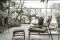 Alivar. Collezione Home Project. Design Giuseppe Bavuso. La poltroncina “Margot Relax”, nell’immagine, completo di poggiapiedi. Entrambe le sedute hanno braccioli in parte rivestiti di morbida pelle. Il poggiatesta è staccabile e regolabile.