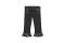 Replay & Sons. Il Jeans skinny fit in colore nero lavato e dettaglio balza in ecopelle al fondo della gamba.