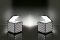 Cini&Nils. “Cuboluce” LED è disponibile in diverse finiture, qui in un’accattivante versione grafica. L’assenza di un interruttore e il metodo di accensione mediante il semplice sollevamento del coperchio hanno costituito una rivoluzione nell’ambito del lighting design anni ’70. Progettata da Franco Bettonica e Mario Malocchi è ancora attualissima, un’icona, un autentico must-have.