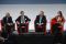 Pambianco Strategie di Impresa. La tavola rotonda. Focus sulle opportunità offerte dal mondo finanziario per supportare la crescita delle aziende. Da sinistra: Enrico Mentana, direttore del TG di La7; Luca Peyrano, CEO di Elite - London Stock Exchange Group; Alessandro Binello, Managing Partner di Made in Italy Fund; Laura Lazzarini, Head of Corporate Finance Products SME Clients di Deutsche Bank.