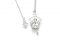 Iconoclass. Collezione Cucù. Collana Time in argento rodiato 925 con diamante.