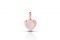 leBebé. Un charm che rappresenta il simbolo dell'amore, lavorato in argento e oro rosa 9 kt della collezione “Lock Your Love”. Collezione Primavera/Estate 2019.