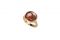 Marco Bicego. Anello in oro giallo 18 kt inciso a mano con granato rosso incastonato in oro giallo 18 kt inciso a mano della collezione “Jaipur”. Collezione Primavera/Estate 2019.
