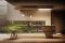 Elica. “Lullaby” si propone come una grande mensola di 120 cm in legno di rovere naturale con effetto invecchiato, sospesa nell’aria, al di sopra della quale è celato il sistema aspirante. La parte visibile rivolta verso il piano cottura è dedicata all’aspirazione dell’aria attraverso i 3 metri perimetrali del grande pannello luminoso con 28 watt di LED full light. La luce rappresenta l’elemento fondamentale del progetto: è possibile infatti modularne l’intensità e la tonalità. Da un tono molto caldo, per vivere momenti intimi e conviviali, fino ad un colore freddo, ideale durante la preparazione dei cibi in cui ogni dettaglio è importante. Mensole aggiuntive per personalizzare la cappa e punti luce secondari sono fra i plus più interessanti di questo modello.
