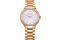 Swarovski. Orologio “City Mini”, bracciale in acciaio con placcatura oro rosa PVD, quadrante in madreperla, indici in cristallo e cristalli Swarovski sulla lunetta.