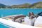 Cantieri Magazzù. MX-11 Coupé. Punto di riferimento del segmento dei Maxi Rib, in questa versione alloggia una cabina completa di locale bagno separato.In coperta un grande divano semicircolare, con un tavolo a scomparsa e un mobile bar. A prua e all’estrema poppa le due grandi aree prendisole. Preziosi i materiali utilizzati per gli interni: essenze di acero e wengè. Disponibile con motorizzazione da 500 a 900 CV per una velocità di 60 nodi.
