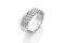 Giovanni Raspini. Collezione Paris. Bracciale in argento 925. Apertura con molla. Misura ovale interno 5x6 cm.. Peso 52 gr.. Euro 390,00.