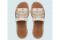 Miu Miu. Realizzata con un prezioso intreccio, la fascia in rafia caratterizza i sandali decorati con cristalli e tacco 5mm.