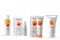 Mossa Cosmetics. In senso orario. Jiucy Shake Eye Makeup Remover: struccante delicato per gli occhi. Formula con acido ialuronico per idratare e lenire, estratti di olivello spinoso e lampone, ricchi di vitamine per nutrire la parte. Confezione da 100 ml. (euro 9,95). Vitamin Cocktail Energy Boost la crema contorno occhi multi-vitaminica per ridurre il gonfiore, rinforzare i capillari e attenuare le occhiaie. Confezione da 15 ml. (euro 14,95). Sempre per il viso la crema solare ultraleggera, Defence Certified Natural Sunscreen for Face, per una protezione UVA/UVB ad ampio spettro che previene l’invecchiamento per tutti i giorni dell’anno. Olivello spinoso che idrata e vitamine del lampone per attenuare gli effetti dello stress ossidativo. Confezione da 50 ml. (euro 15,95). Per il viso e il corpo, adatto anche per la pelle delicata dei bambini, Natural Sun SPF20 Mineral Sunscreen Lotion, per una protezione istantanea a largo spettro. (euro 12,95). Mossa Cosmetics è distribuita in Italia da Giada Distributions.