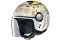 Nolangroup. Il casco mini-jet Grex G1.1 realizzato per i baby-riders. Volume contenuto, imbottitura interna di conforto studiata per accogliere la conformazione cranica dei più piccoli e il sistema di ritenzione Microlock con regolazione micrometrica. Spiccano le grafiche colorate. (euro 89,99).
