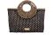 Gioseppo. Borsa della collezione eco-solidale in 100% fibra naturale modello “Rodez” con chiusura a cerniera.