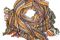 Gaynor Bongard. Calda sciarpa modello Albicocca, 80% Lana e 20% Cashmere. Lavorata con telaio artigianale tinto filo con frange annodate a mano. Disponibile in tre colori: verdone, rosa e tortora. Prezzo: euro 220,00.