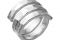 Giovanni Raspini. Collezione Flat. Anello in argento 925, fatto a mano in Italia. Peso: 12 gr. Prezzo: euro 170,00.