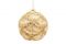 Kasanova. Boule in vetro trasparente, con rivestimento di mini paillettes dorate e cordoncino coordinato. Diametro 12 cm. Prezzo: Euro 6,32.